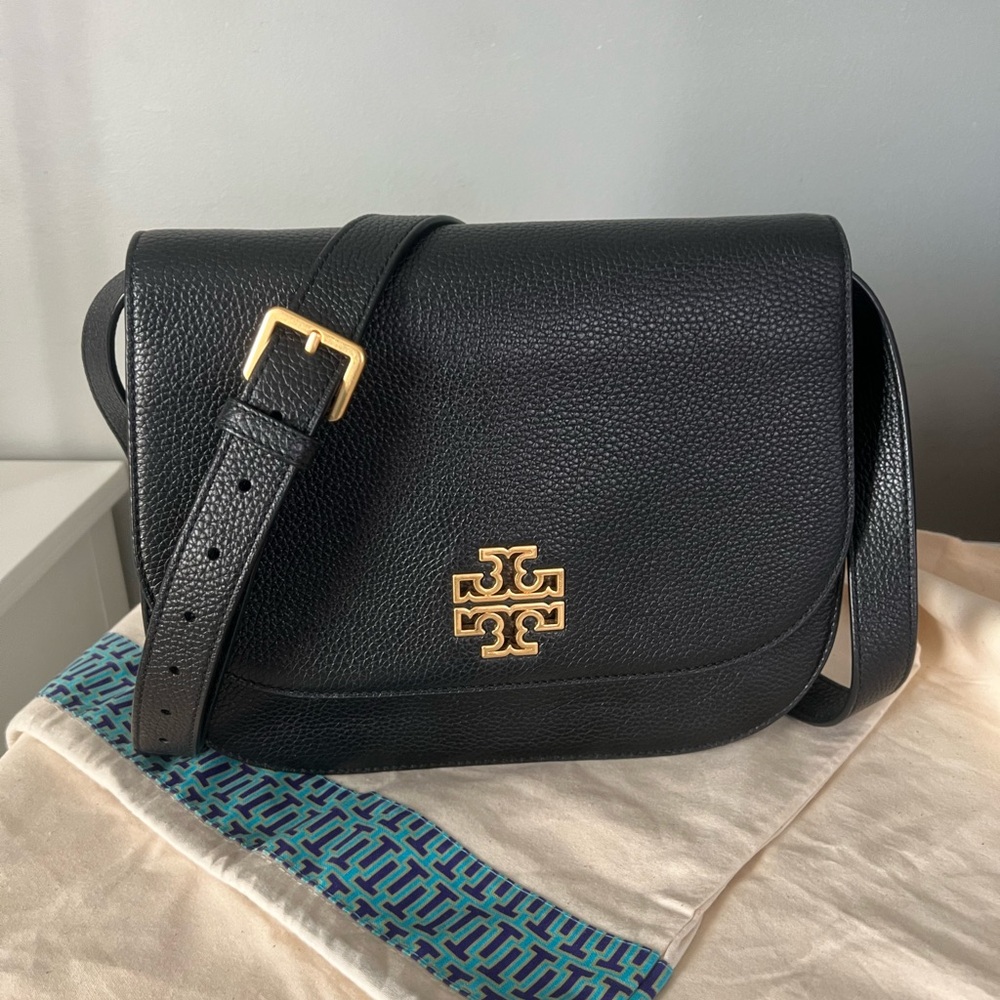 Tory Burch Black Leather Crossbody Bag/ Belt Bag